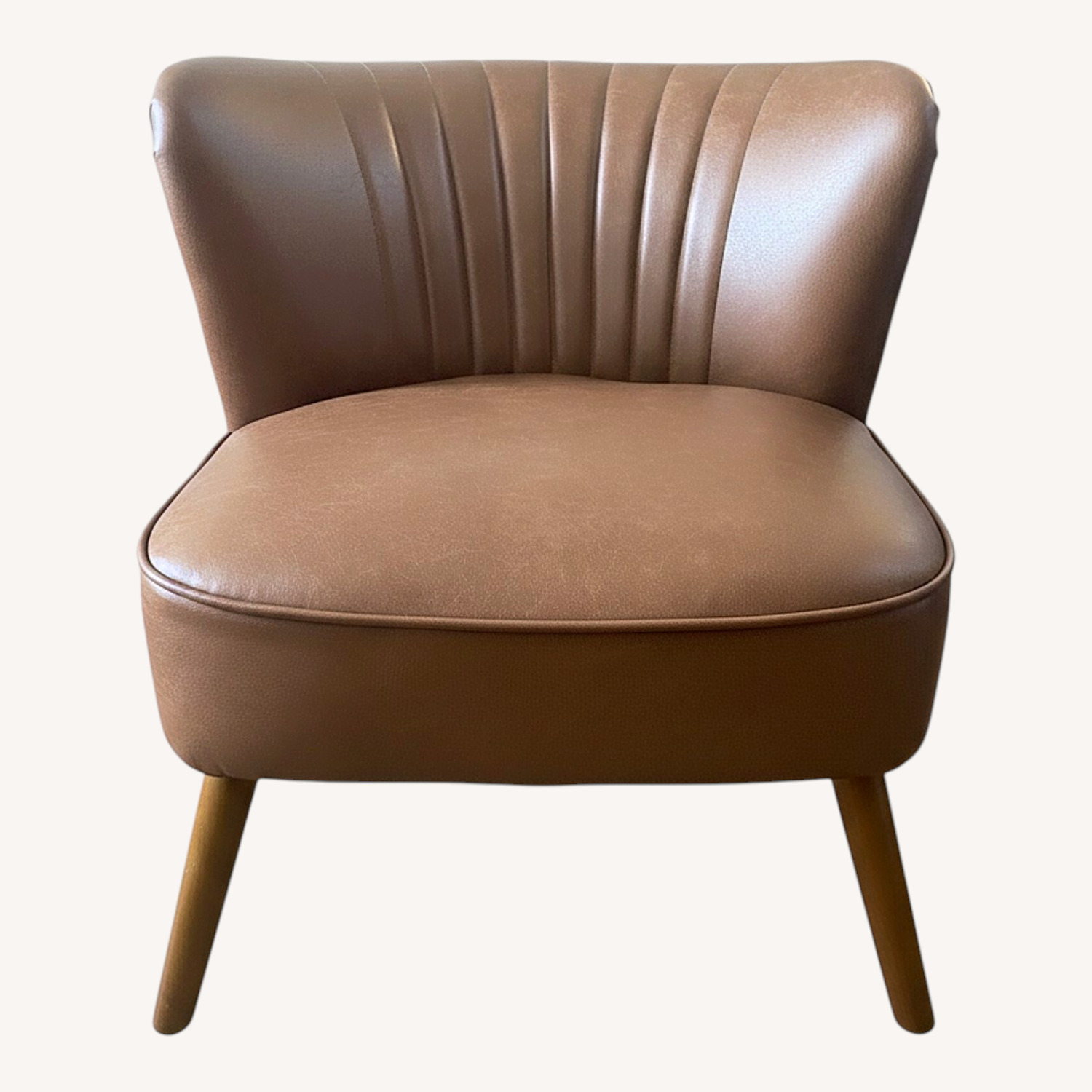 Vintage/Antique Light Brown Accent Chairs - image-0