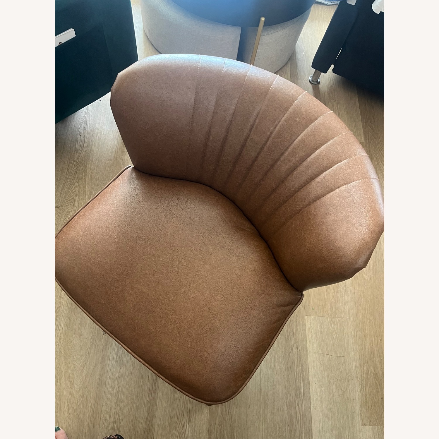 Vintage/Antique Light Brown Accent Chairs - image-3