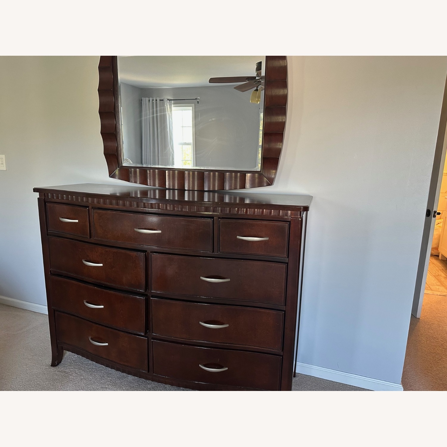 American Signature Dresser with Mirror - image-2