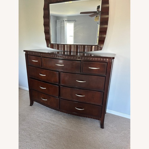 Used American Signature Dresser with Mirror for sale on AptDeco