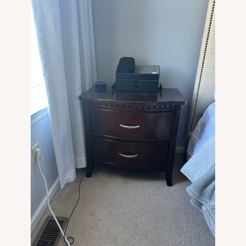 Used American Furniture Classics Dark Brown Nightstand for sale on AptDeco