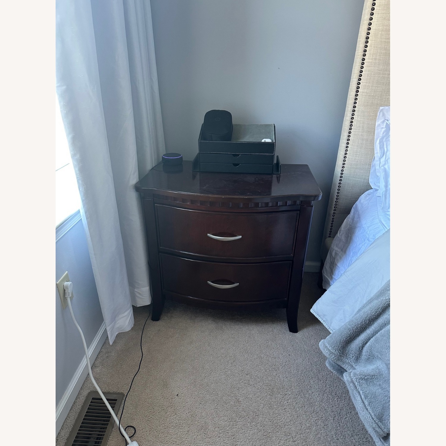 American Furniture Classics Dark Brown Nightstand - image-3