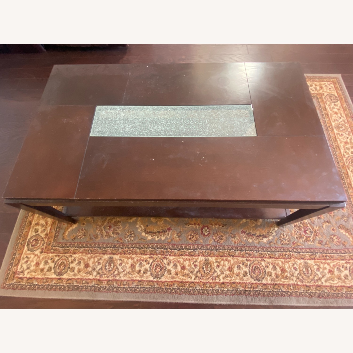 Dark Brown Coffee Table - image-1