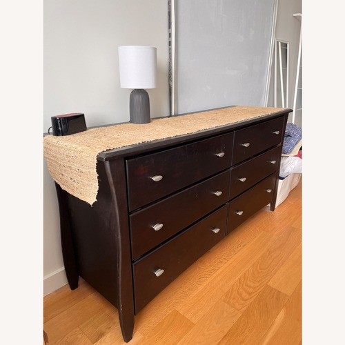 Used Dark Brown Wood Dresser for sale on AptDeco