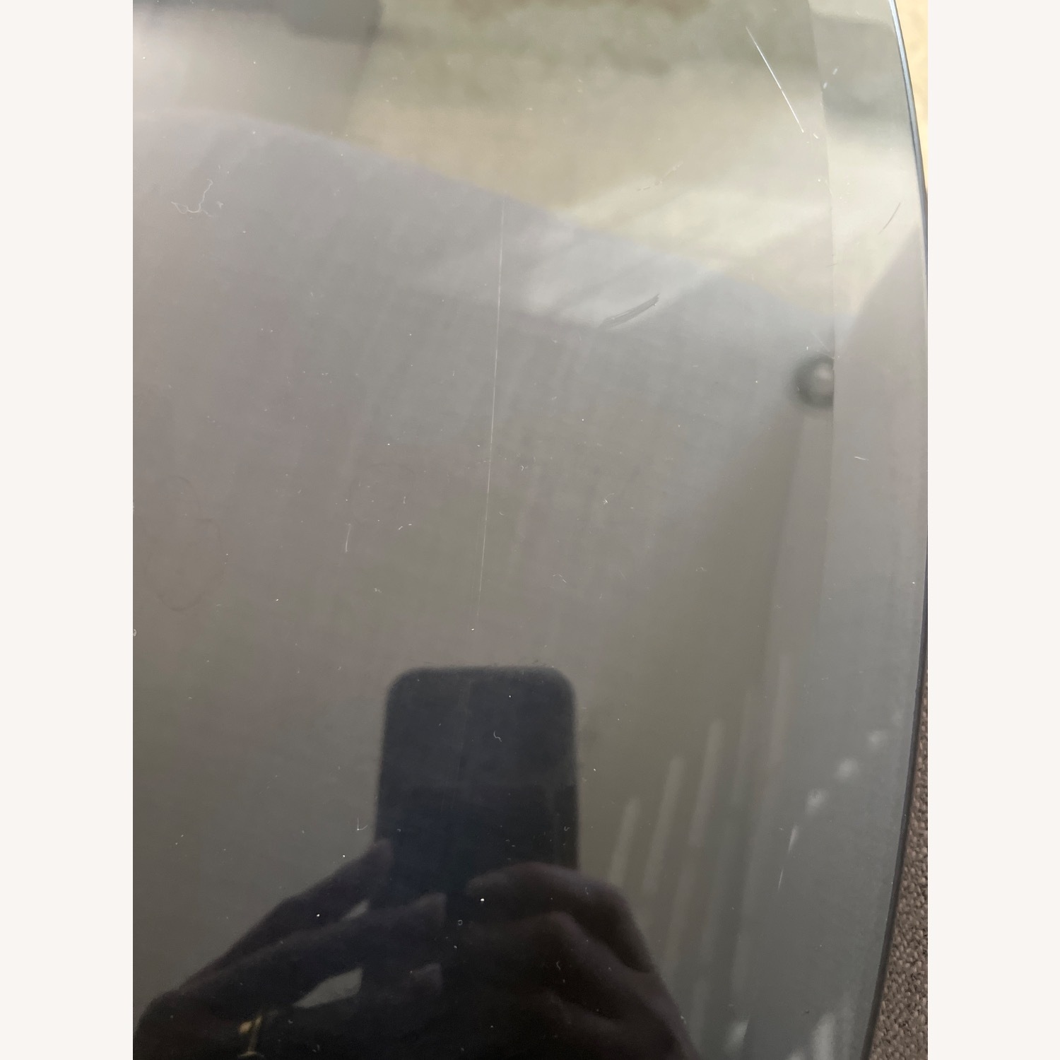 Midcentury Modern Glass and Wood Dining Table - image-5