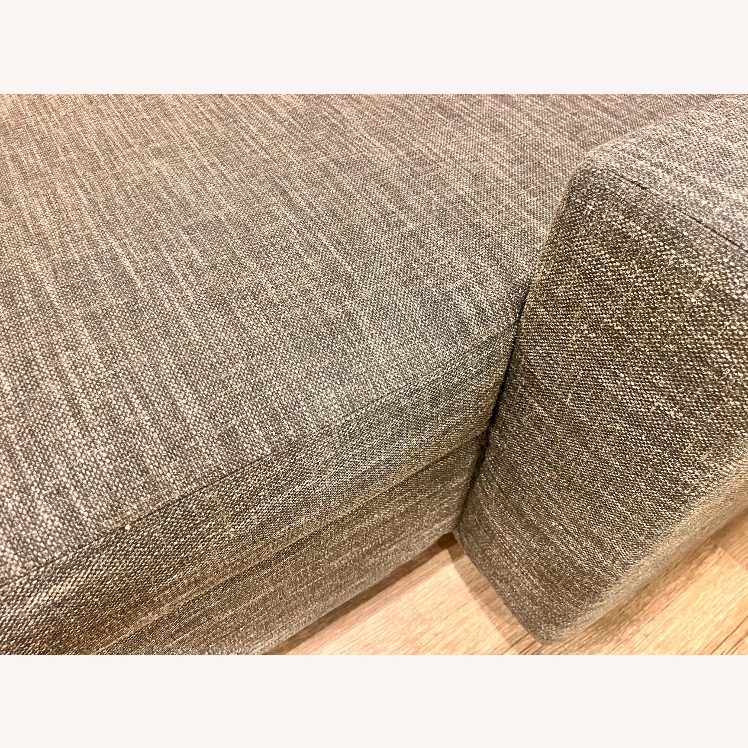 West Elm Urban Gray Sleeper Sectional - image-5