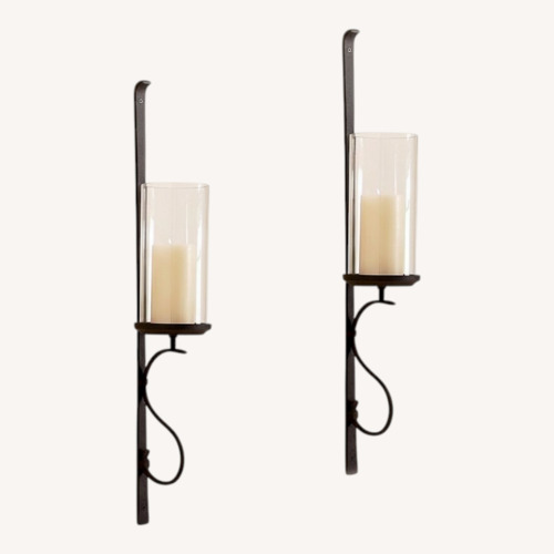 Used Pottery Barn Artisanal Wall-Mount Candle Holder for sale on AptDeco