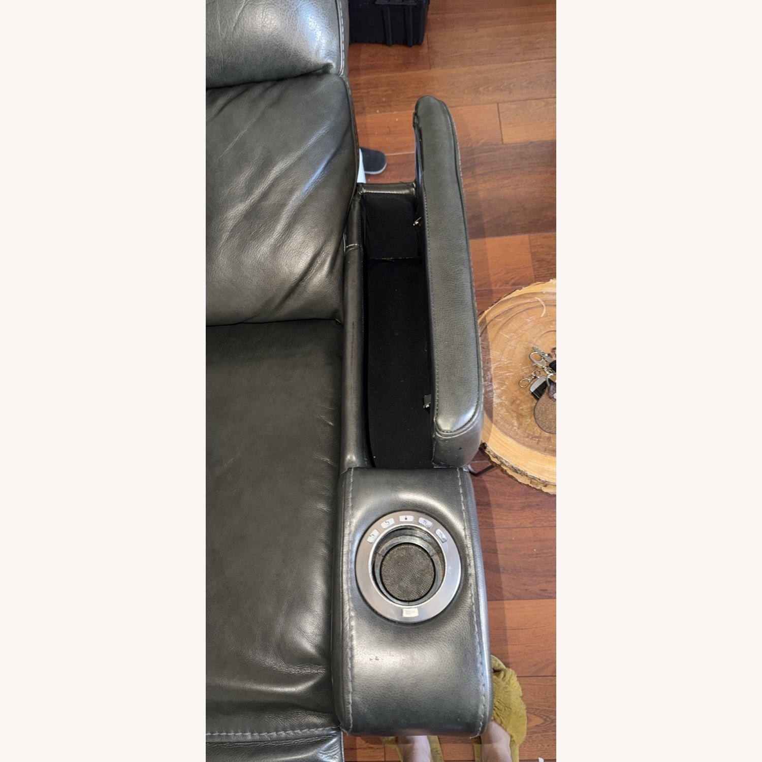 Macy's Dark Gray 3+ Seater Sofa - image-2