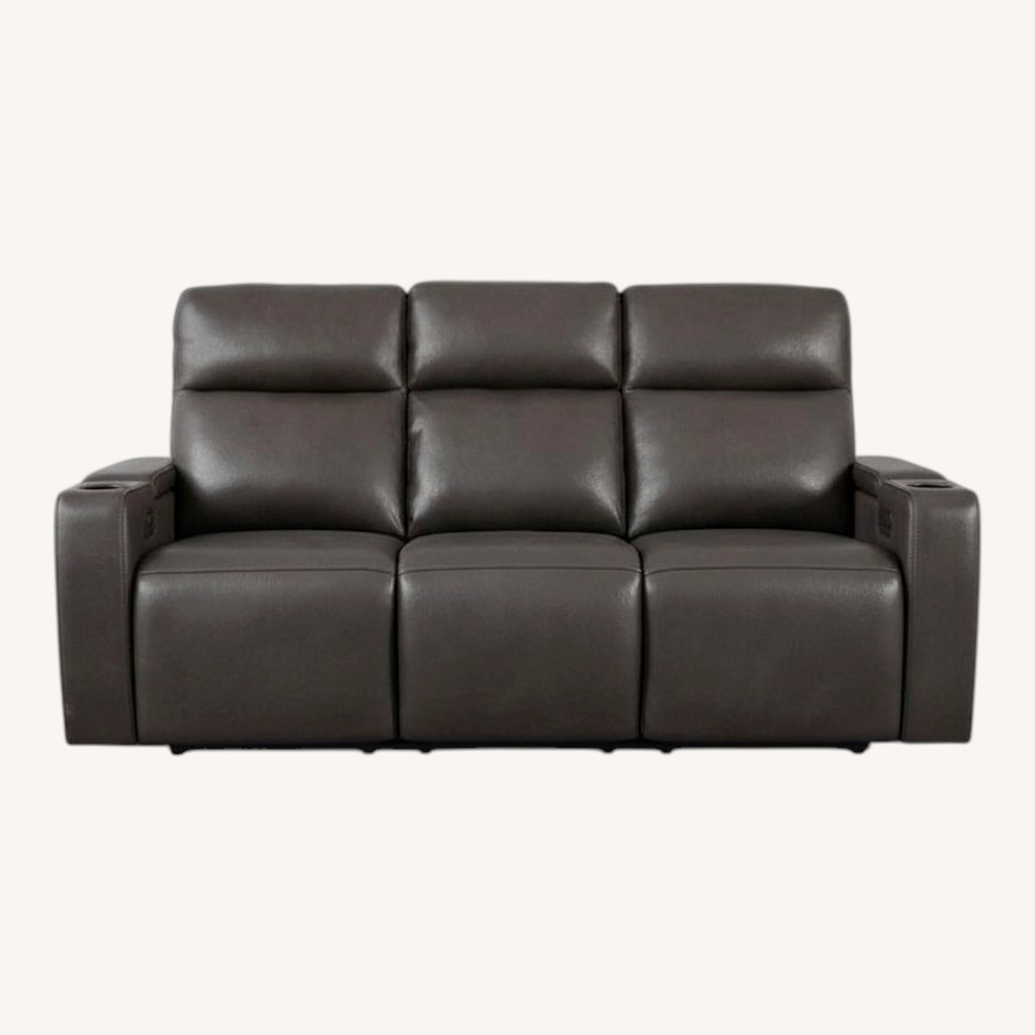 Macy's Dark Gray 3+ Seater Sofa - image-0