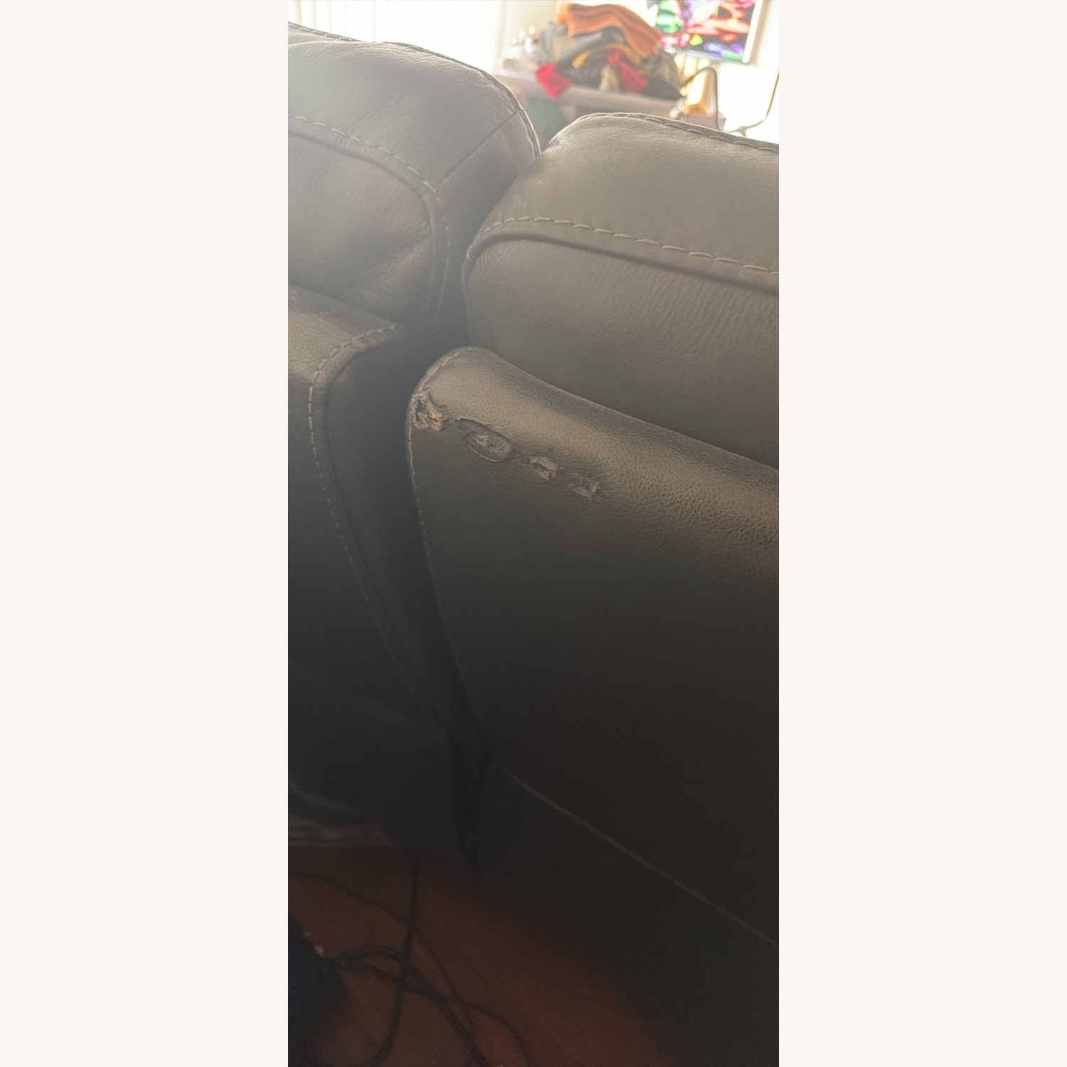 Macy's Dark Gray 3+ Seater Sofa - image-7