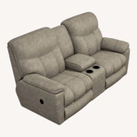 La-Z-Boy Morrison Light Gray Fabric Loveseat
