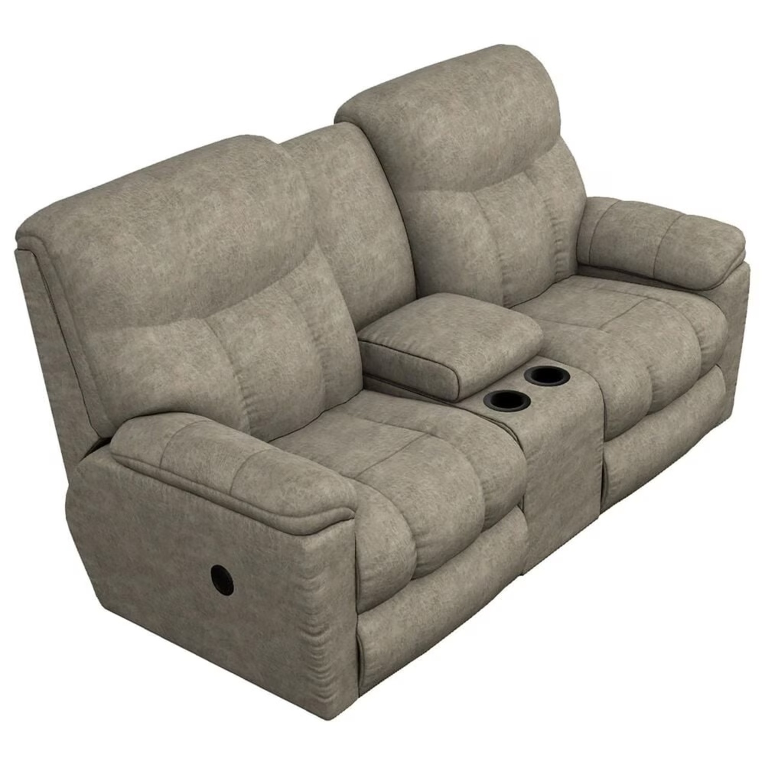 La-Z-Boy Morrison Light Gray Fabric Loveseat - image-6