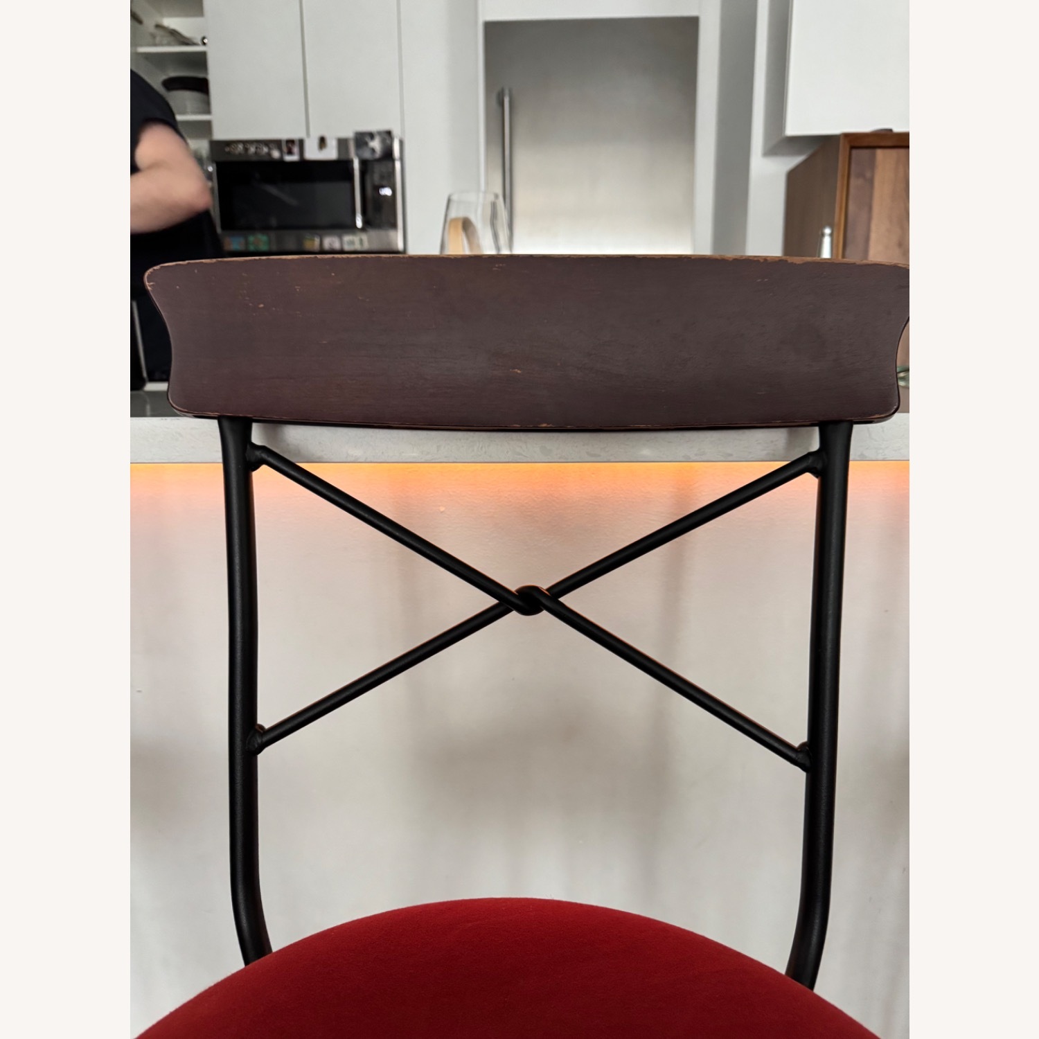Red Velvet Stools - image-5