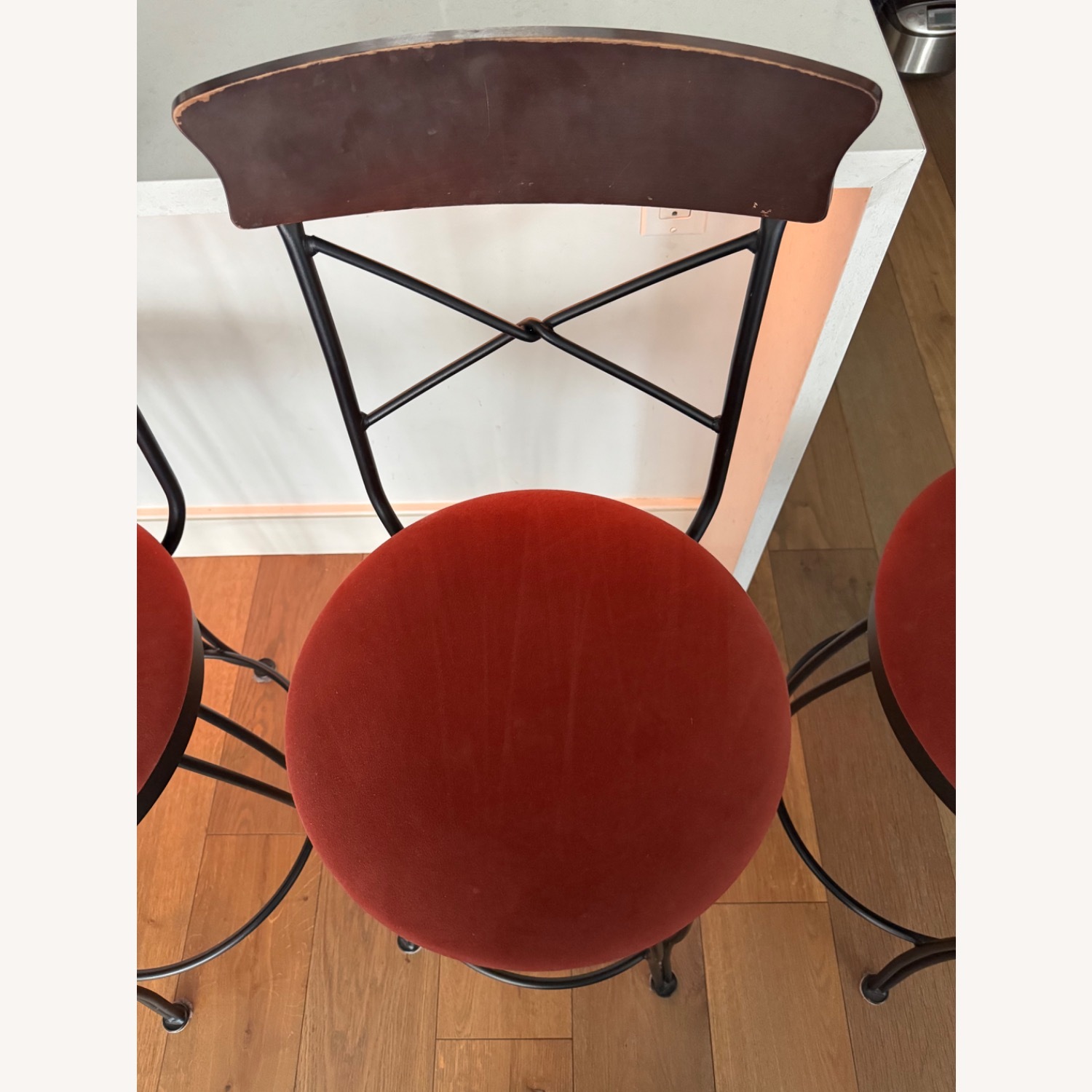 Red Velvet Stools - image-3