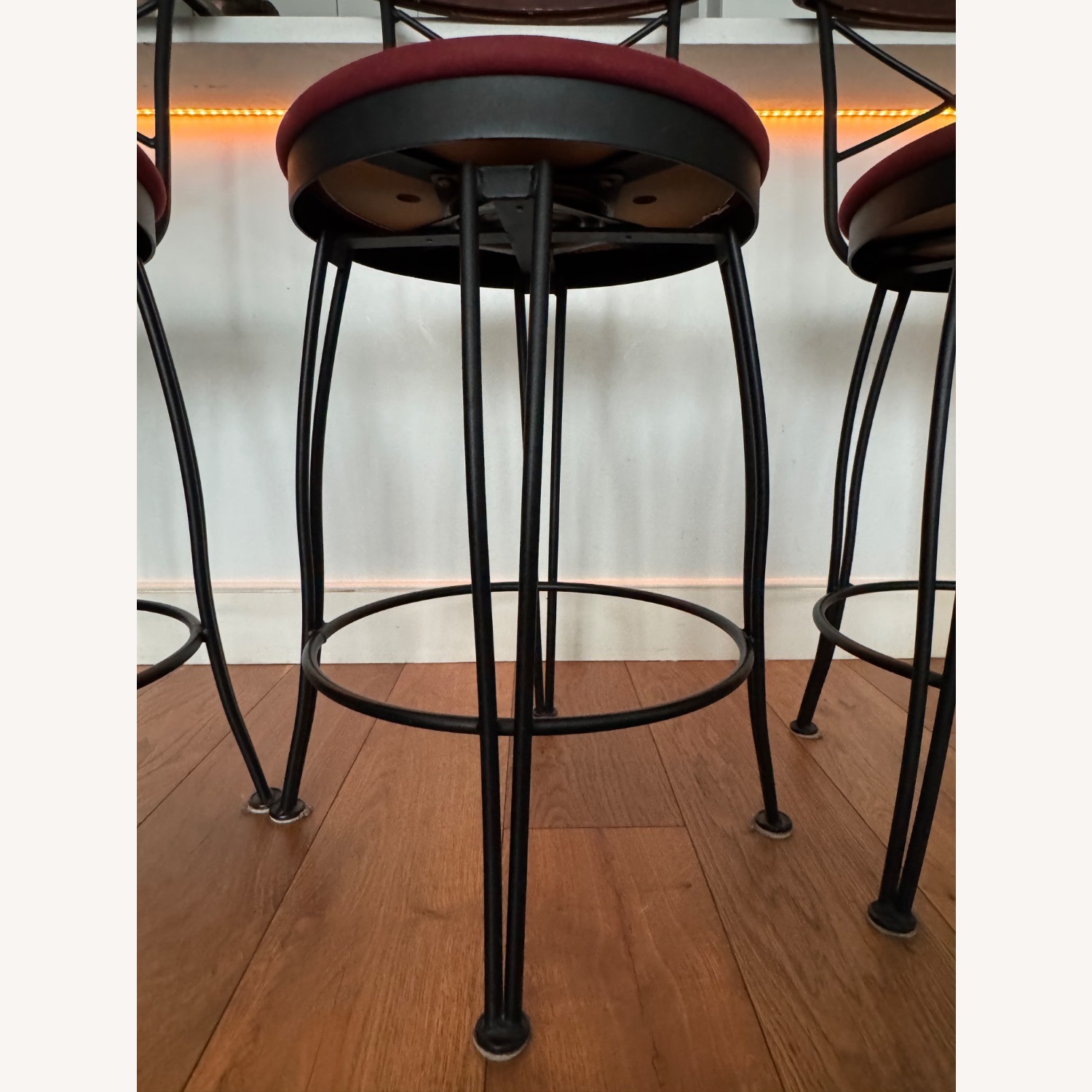 Red Velvet Stools - image-10