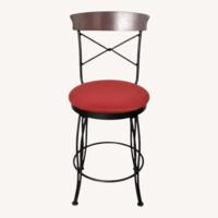 Red Velvet Stools