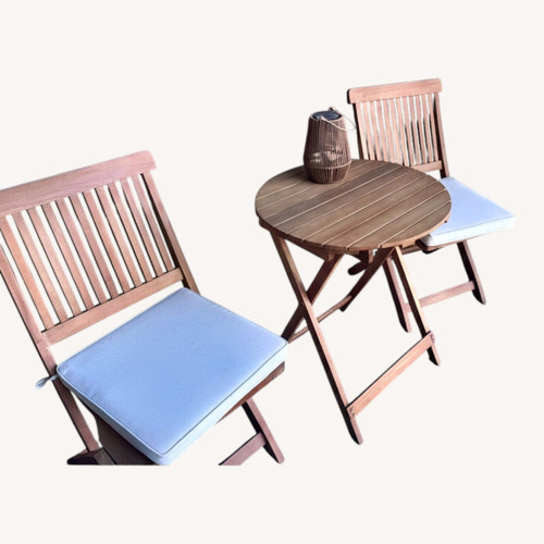 Used IKEA Light Brown Wood Patio Furniture for sale on AptDeco