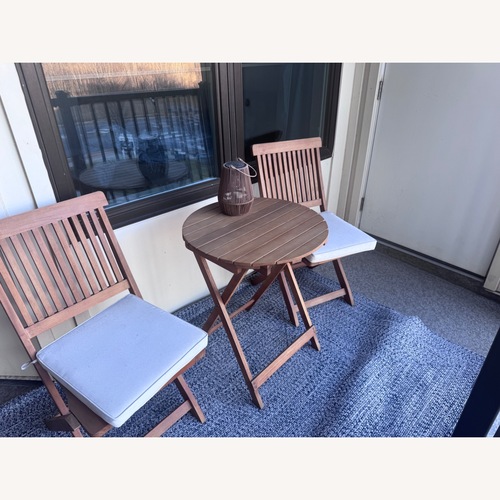 Used IKEA Light Brown Wood Patio Furniture for sale on AptDeco