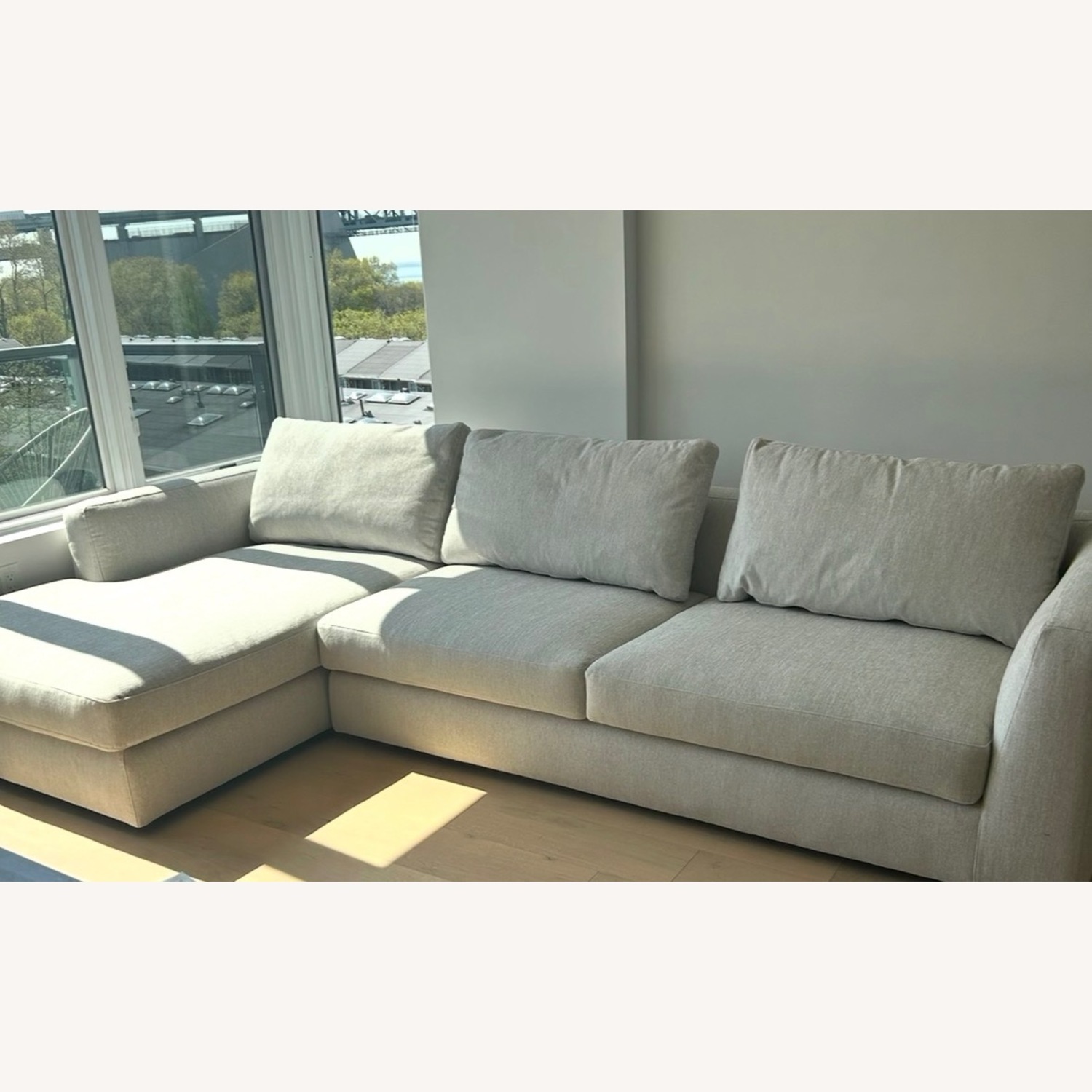 EQ3 Cello Left Chaise Sectional - image-1