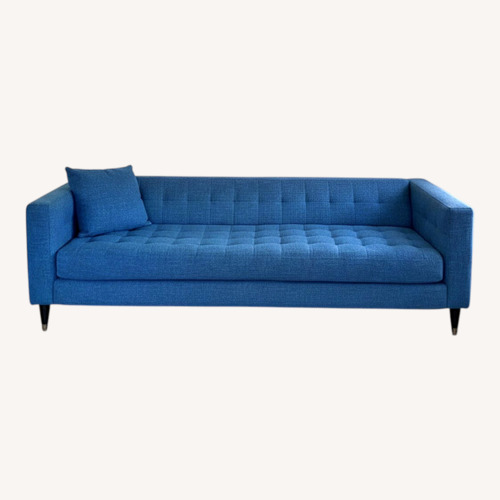 Used Living Spaces Blue 3+ Seater Sofa for sale on AptDeco