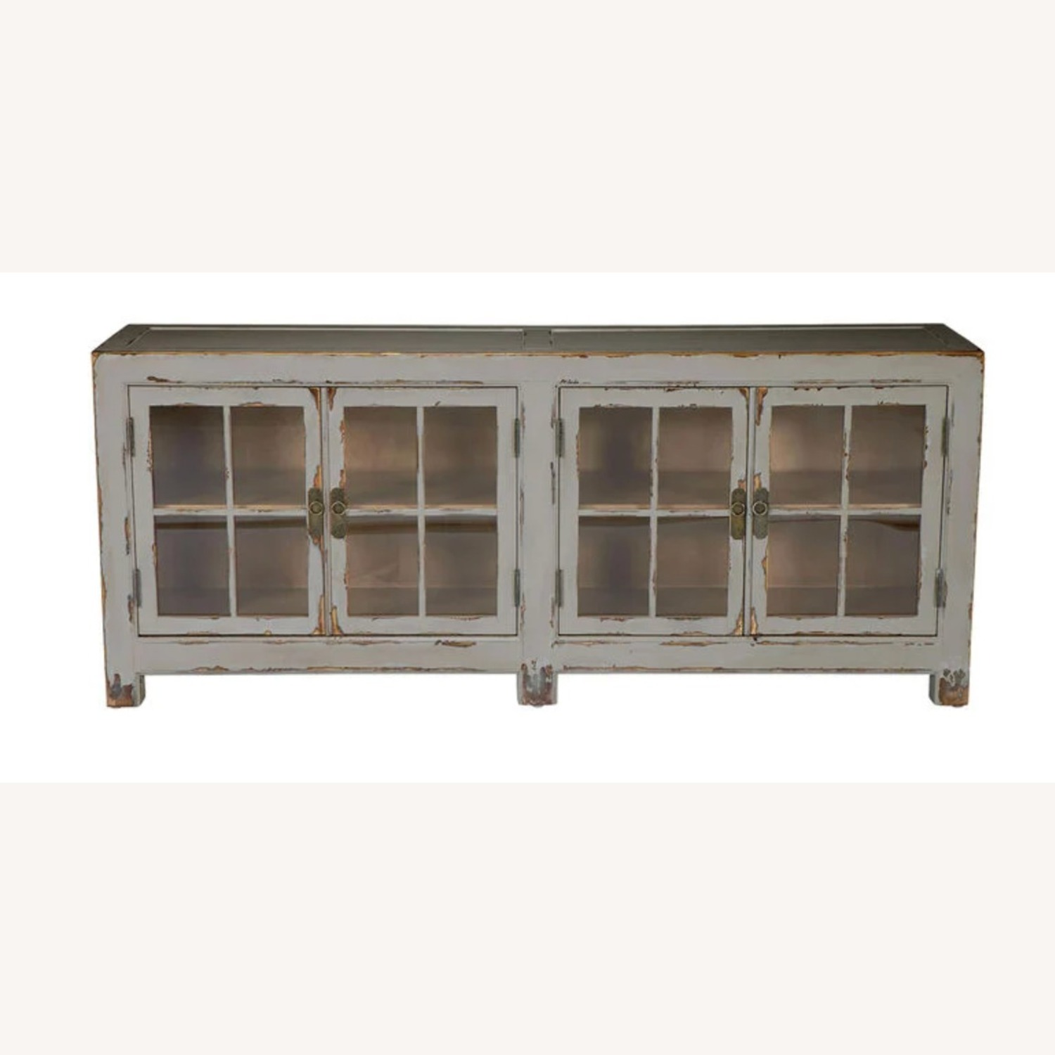 Ethan Allen Ming Distressed Sideboard - image-1