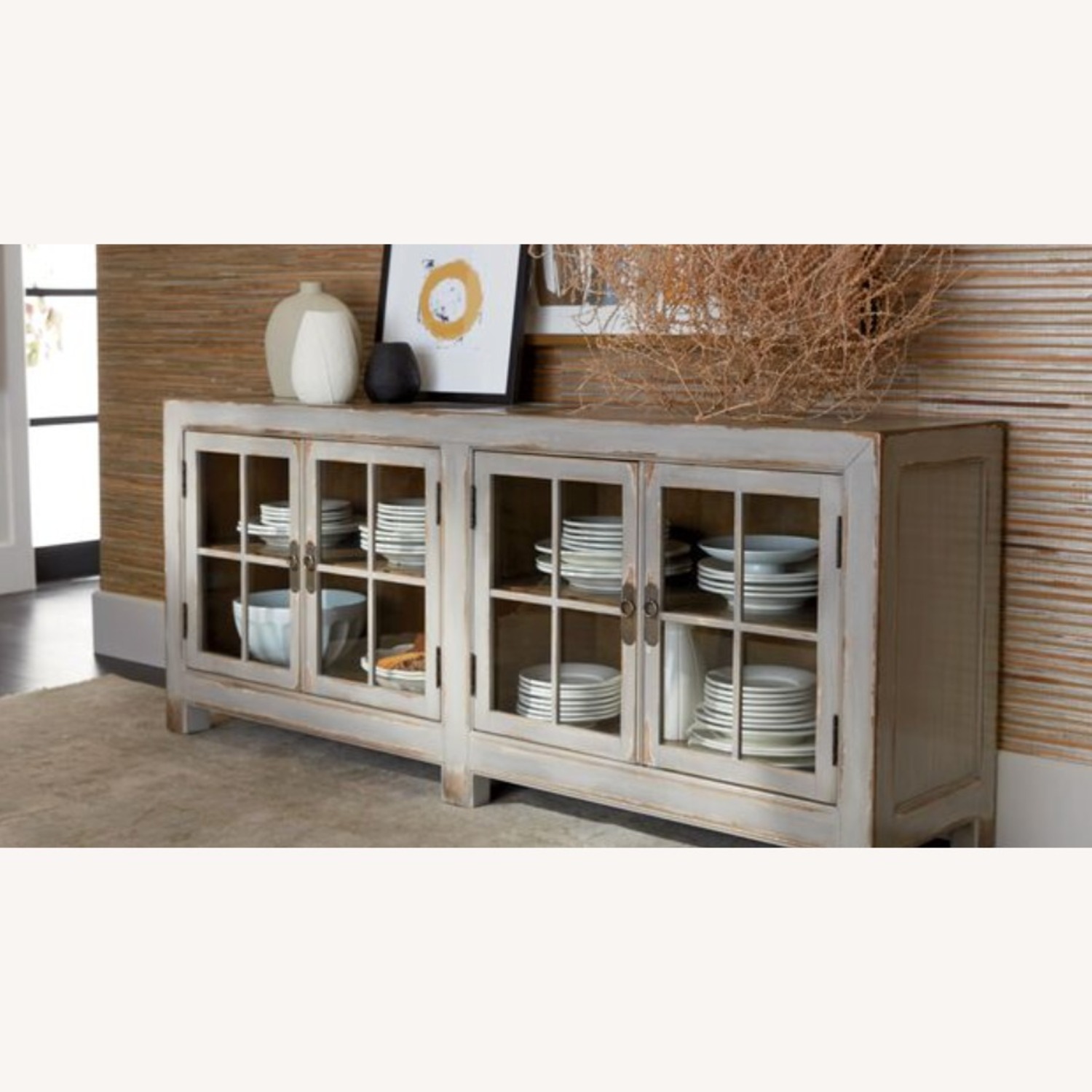 Ethan Allen Ming Distressed Sideboard - image-2