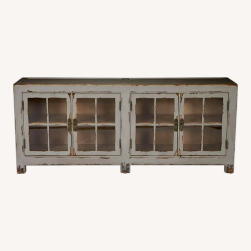 Used Ethan Allen Ming Distressed Sideboard for sale on AptDeco