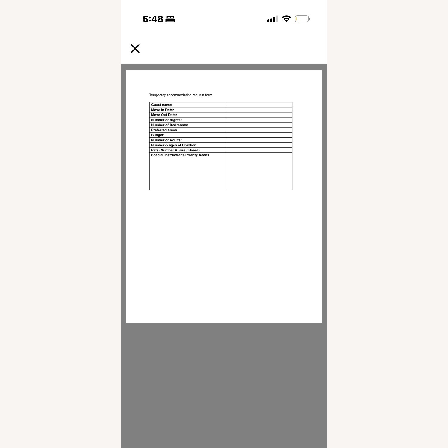 Vintage/Antique Dark Brown Wood Desk - image-2