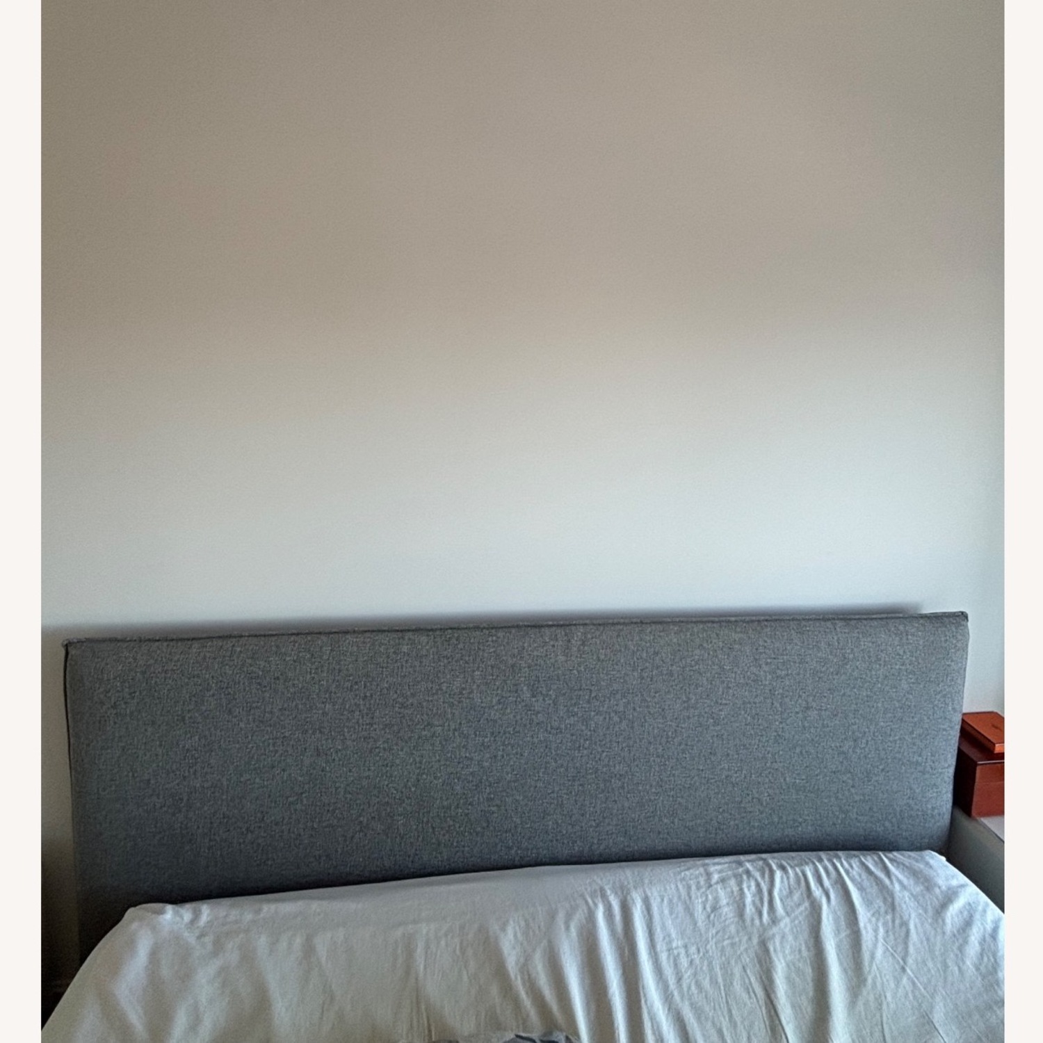 CB2 Facade Light Gray Headboard and Frame - image-3
