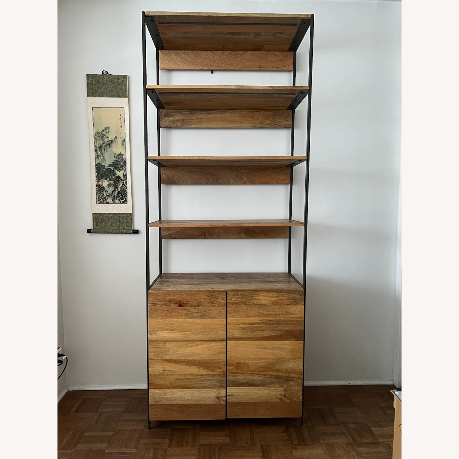 West Elm Industrial Modular Open & Closed Storage - image-1