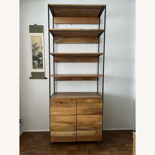 Used West Elm Industrial Modular Open & Closed Storage for sale on AptDeco