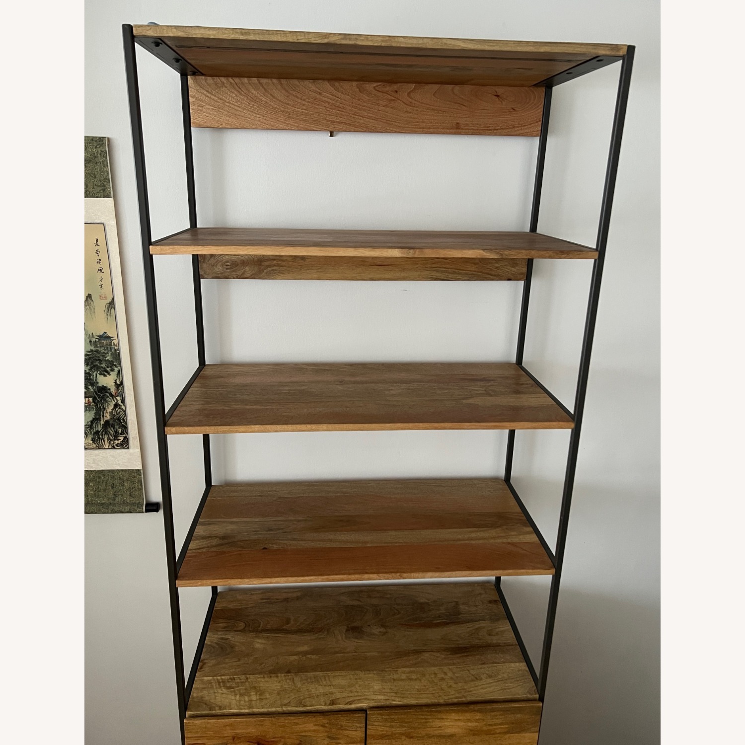 West Elm Industrial Modular Open & Closed Storage - image-4