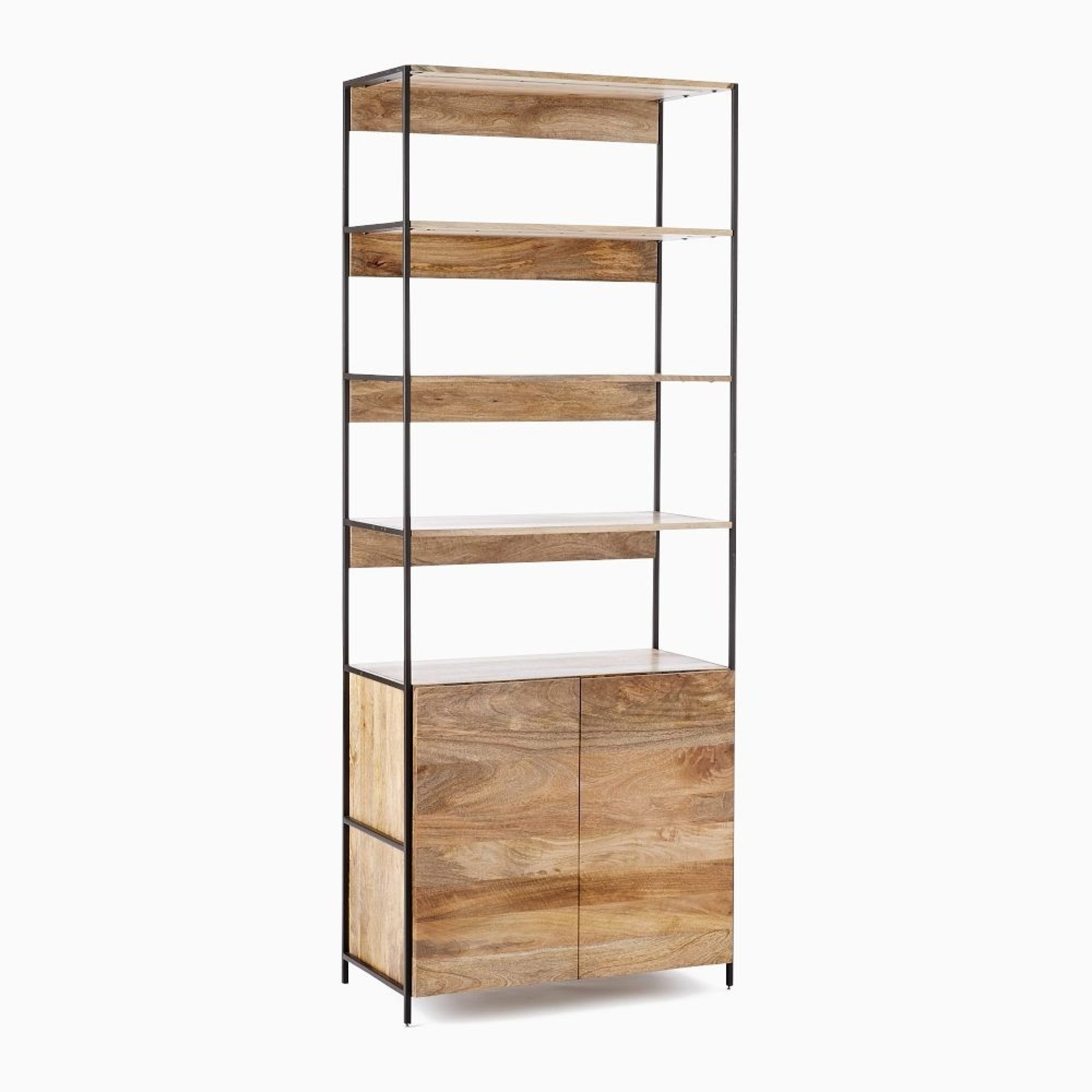 West Elm Industrial Modular Open & Closed Storage - image-8