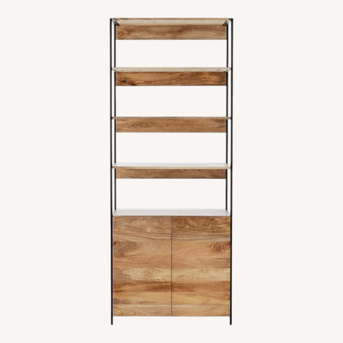 Used West Elm Industrial Modular Open & Closed Storage for sale on AptDeco