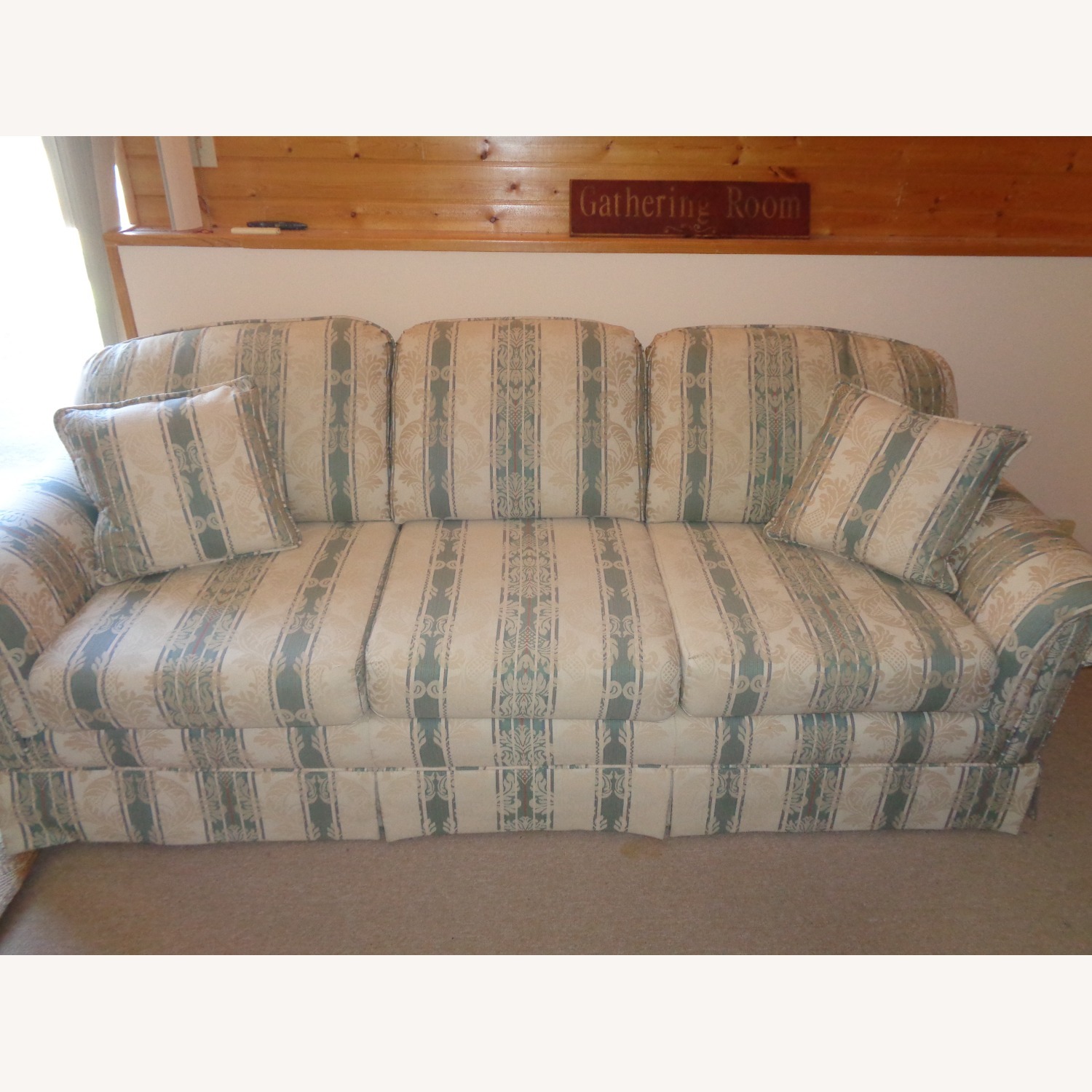 Queen-size Upholstered Sleeper Sofa - image-1