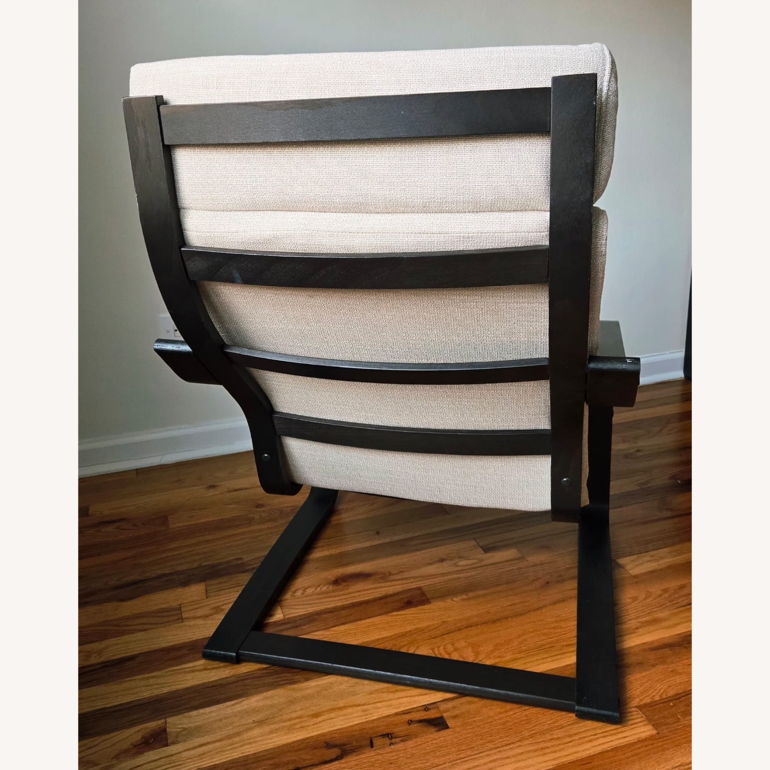 IKEA POÄNG Dark Brown Fabric Recliner - image-4