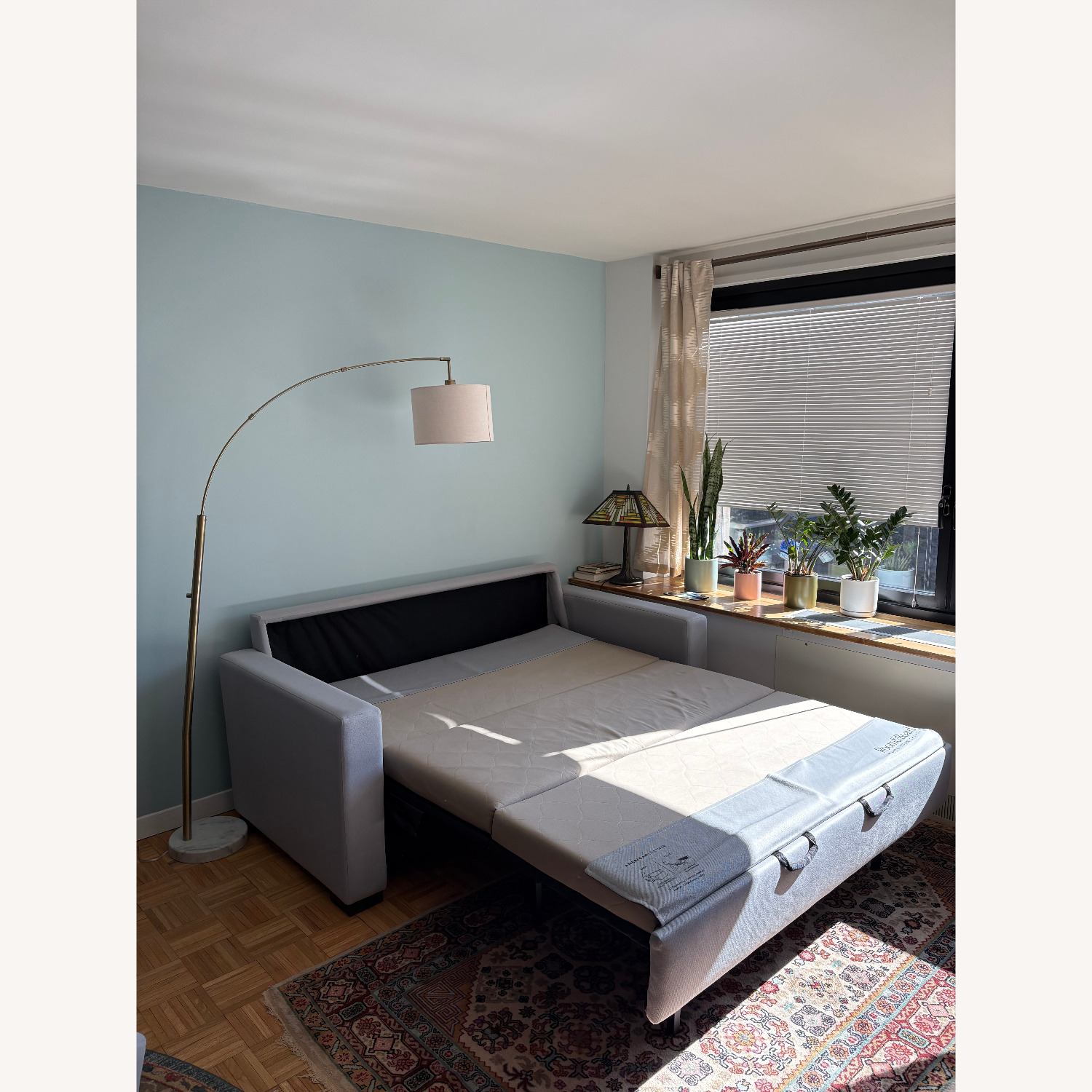 Room & Board Allston Light Gray Fabric Sleeper Sofa - image-3