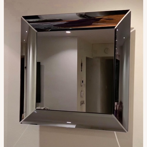 Used Lazzoni Dark Gray Wall Mirror for sale on AptDeco