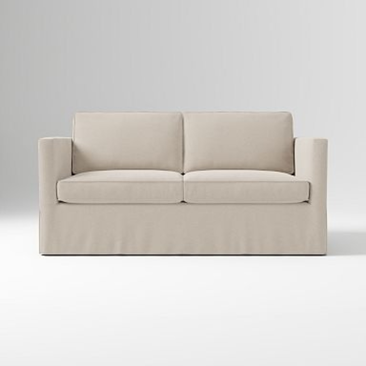 West Elm White Fabric 3+ Seater Sofa - image-6