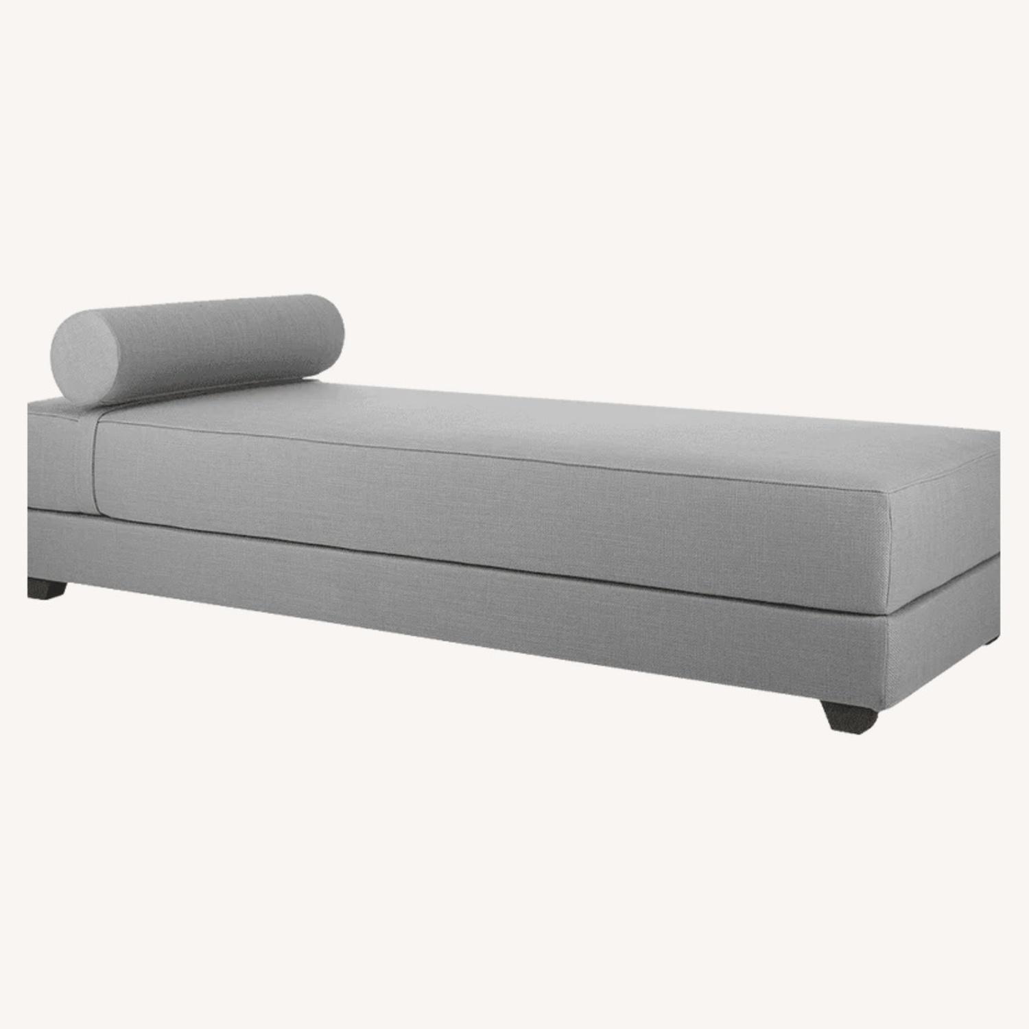CB2 Lubi Light Gray Fabric Sleeper Sofa - image-4