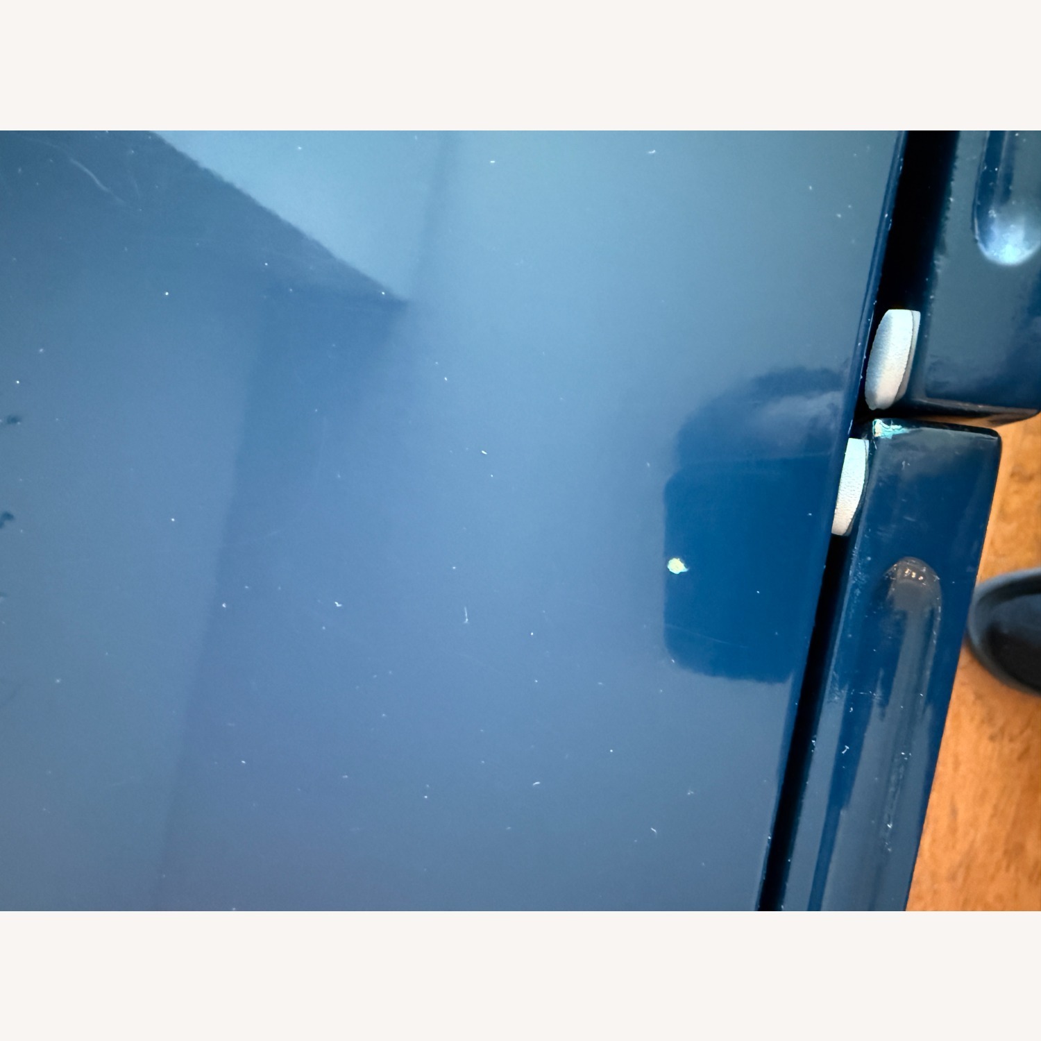 CB2 Fuel Blue Wood Sideboard - image-8