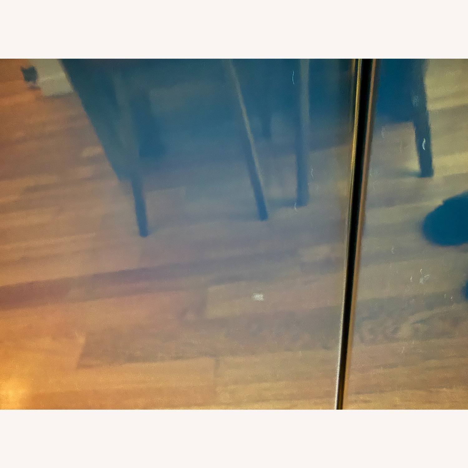 CB2 Fuel Blue Wood Sideboard - image-6