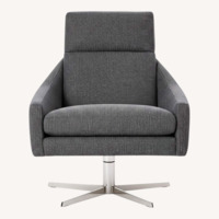 West Elm Austin Swivel Chair & Ottoman