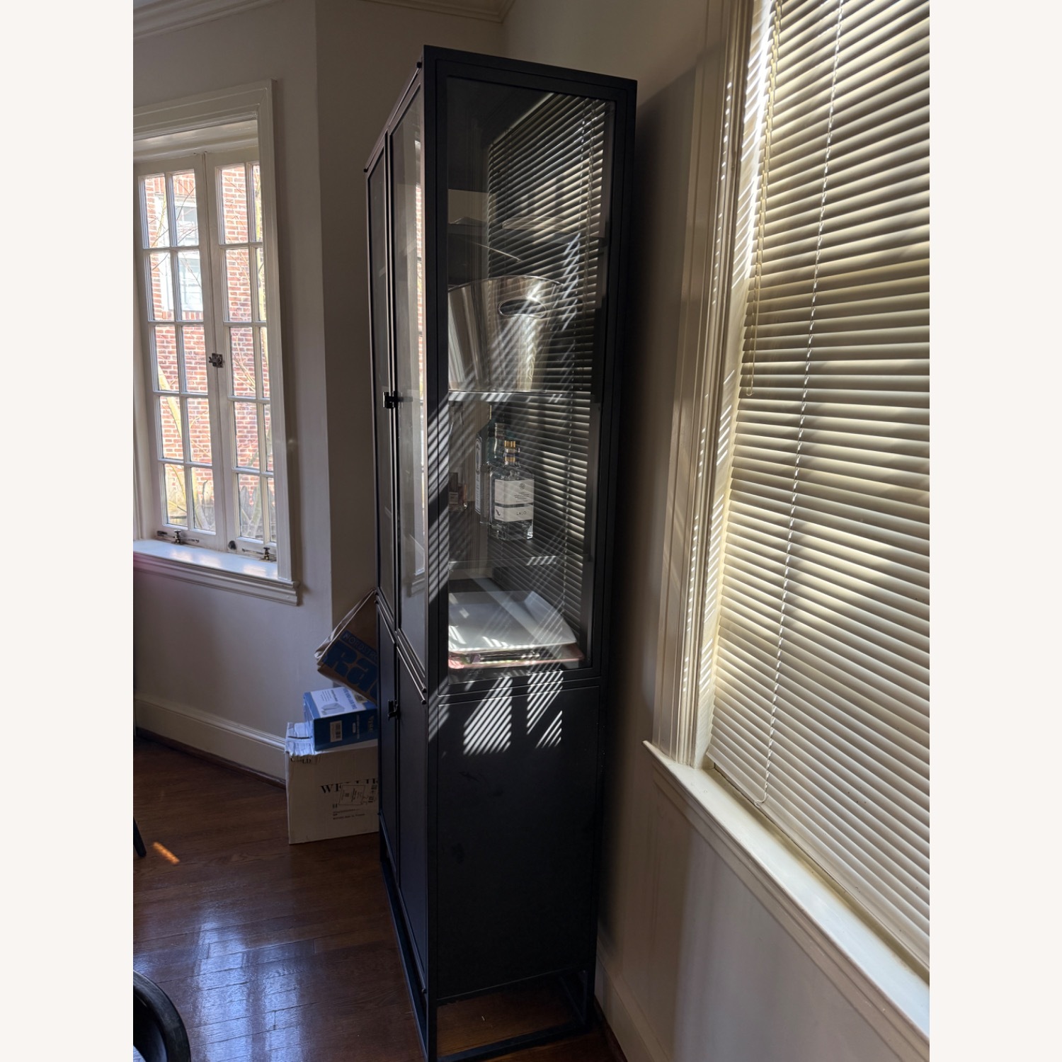 Crate & Barrel Casement Storage Cabinet - image-2