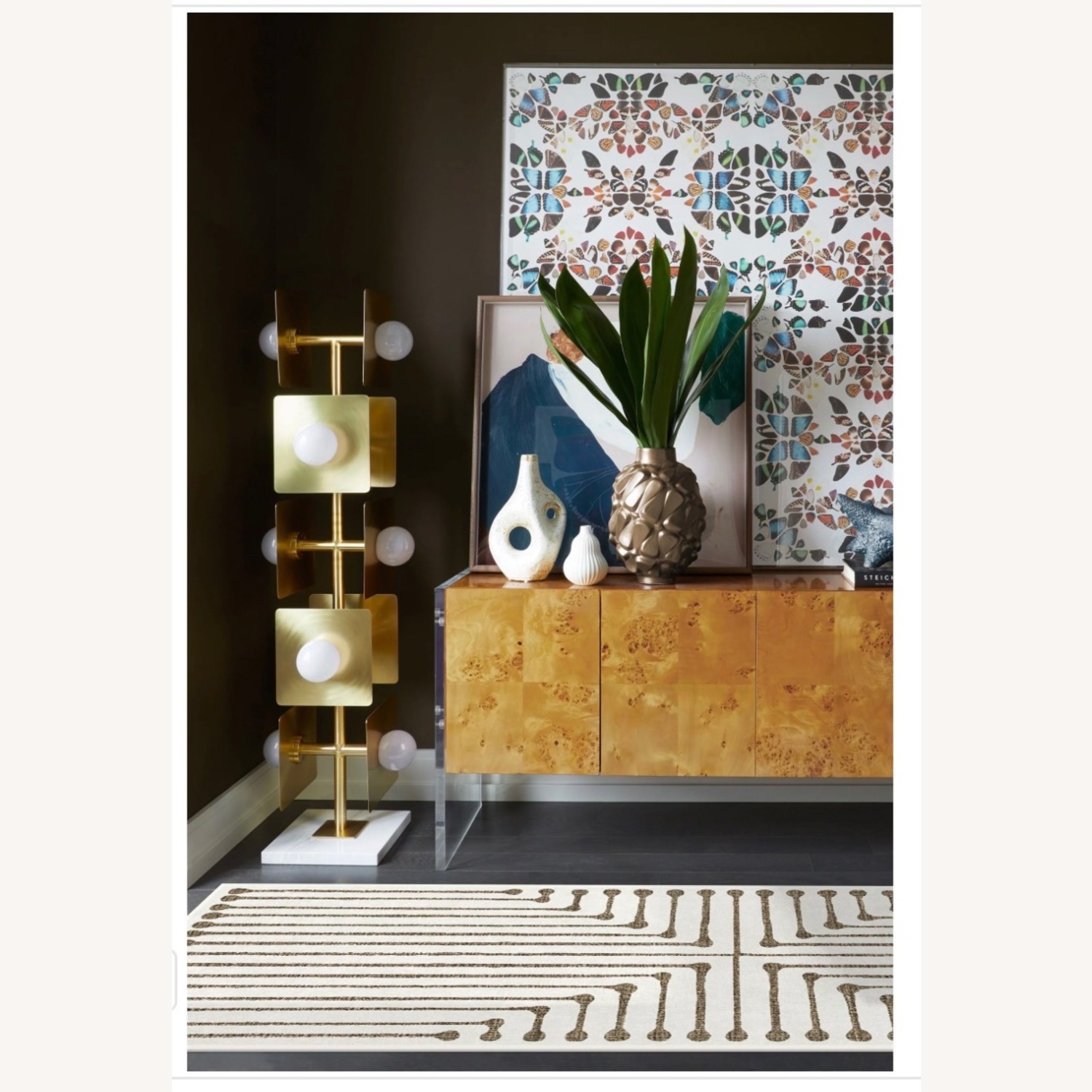 Ruggable Light Brown Fabric Area Rug 5' x 7' - image-2