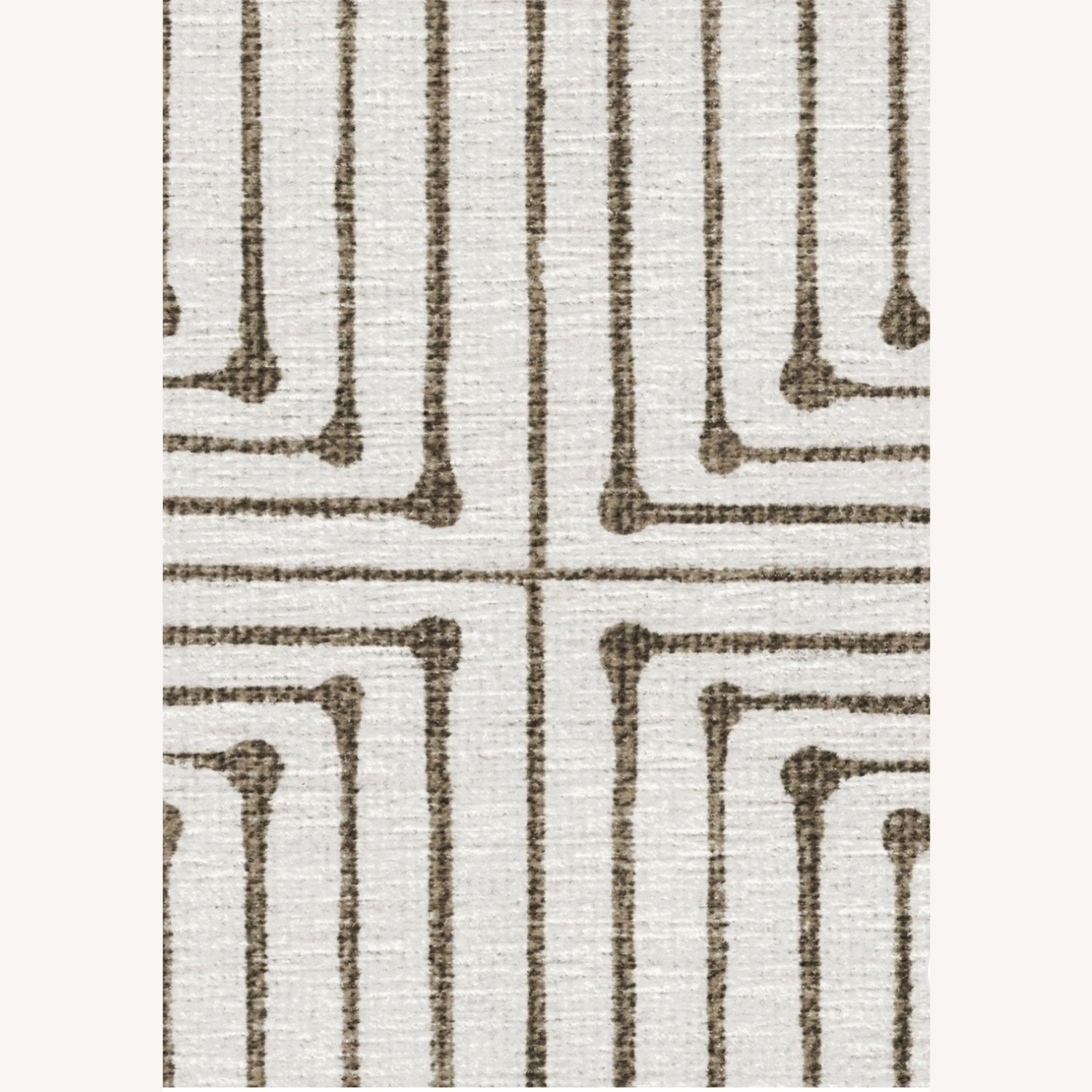 Ruggable Light Brown Fabric Area Rug 5' x 7' - image-3