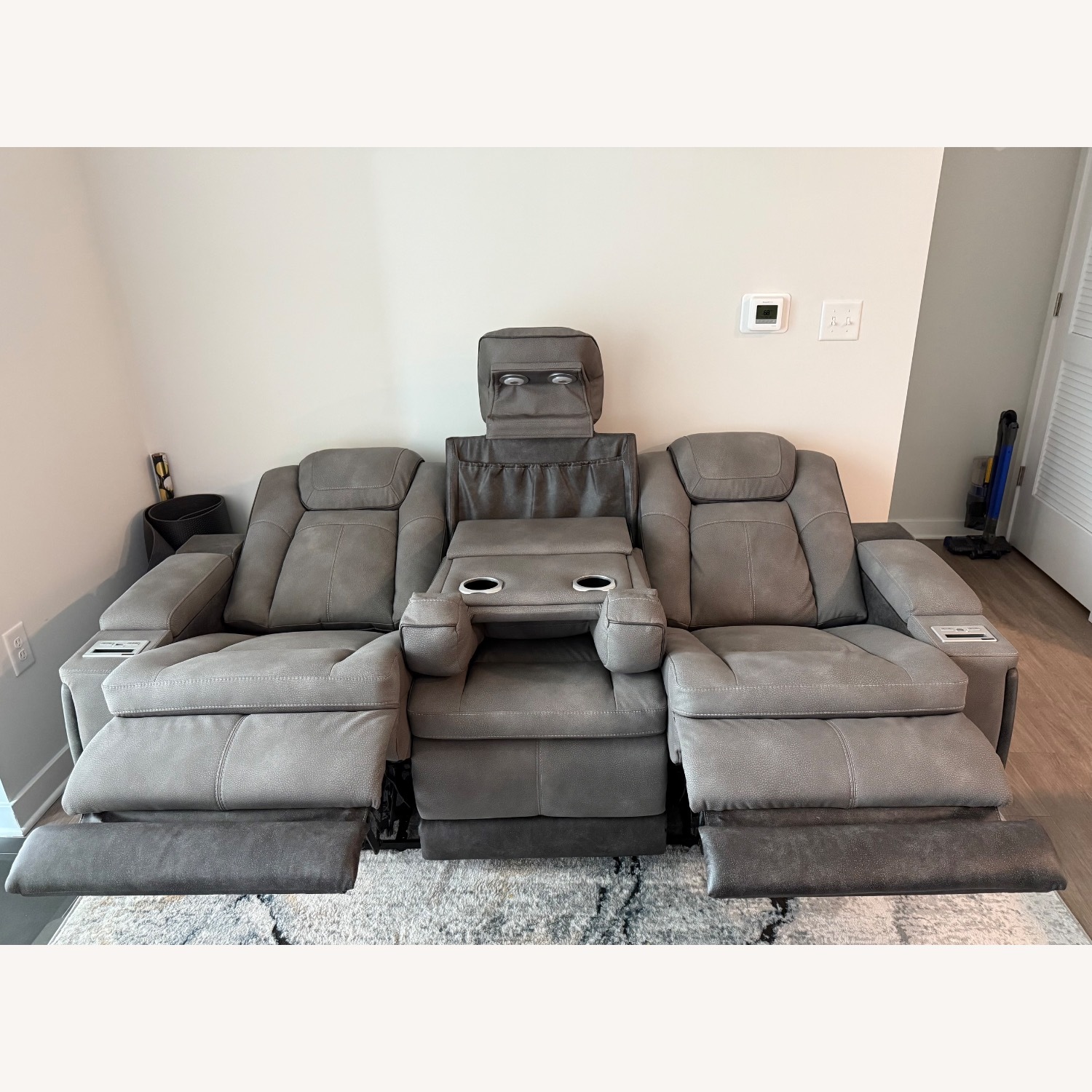 Ashley Furniture Dark Gray 3+ Seater Sofa - image-2