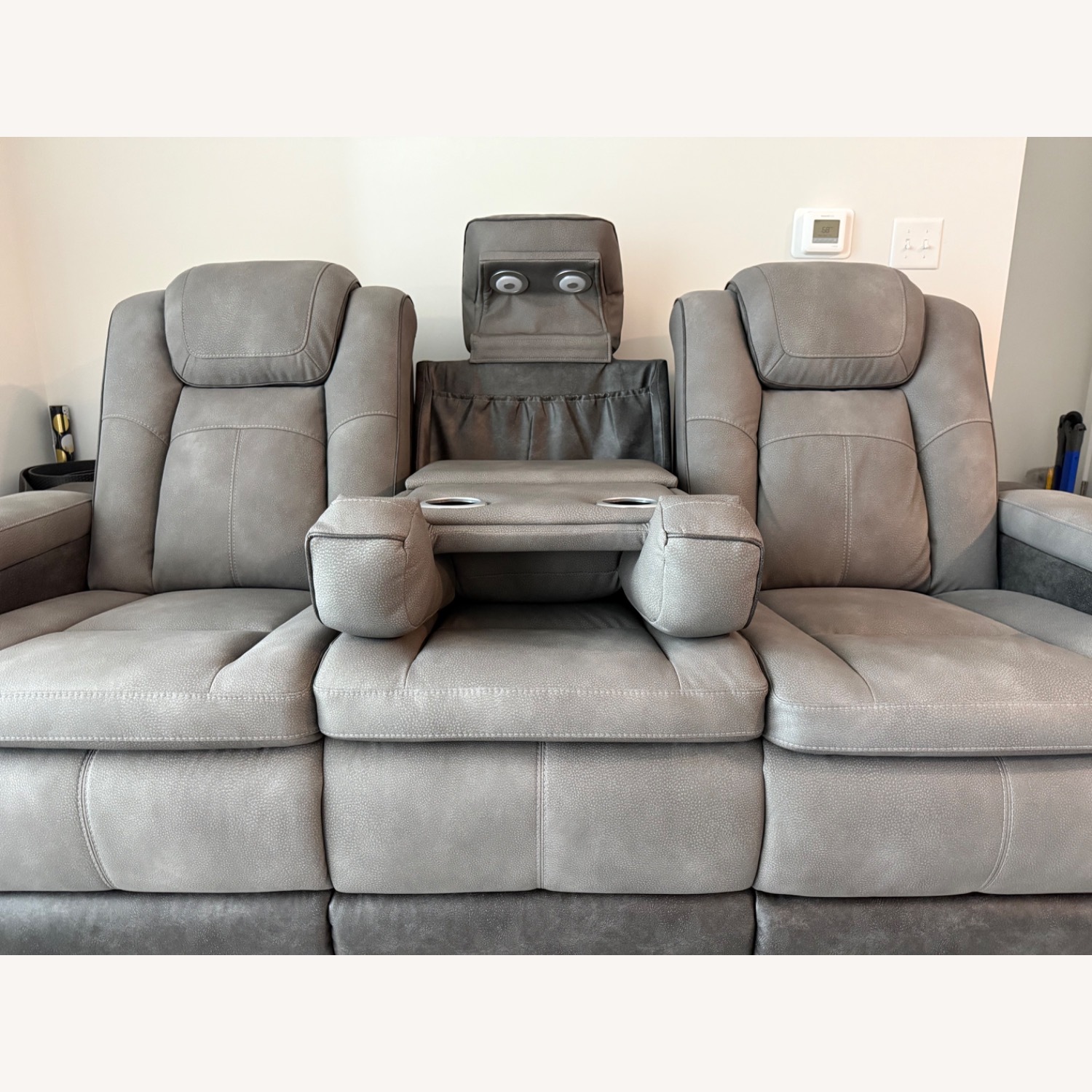 Ashley Furniture Dark Gray 3+ Seater Sofa - image-3