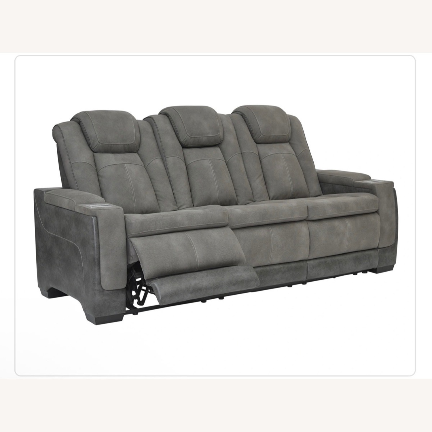 Ashley Furniture Dark Gray 3+ Seater Sofa - image-1