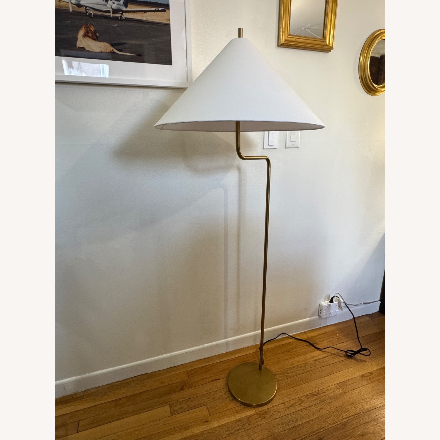 Pottery Barn Monroe Metal Floor Lamp (60") - image-1